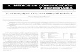 2. MEDIOS DE COMUNICACIÓN Y DEMOCRACIA