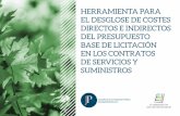 HERRAMIENTA PARA EL DESGLOSE DE COSTES DIRECTOS E ...