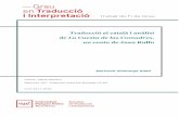 Traducció al català i anàlisi de La Cuesta de las Comadres