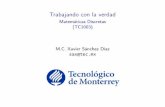 MatemáticasDiscretas (TC1003) M.C.XavierSánchezDíaz …