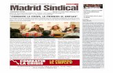 UNIÓN SINDICAL DE MADRID REGIÓN DE CCOO Madrid Sindical
