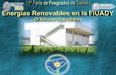 Energías Renovables en la FIUADY - Consejo Nacional de ...