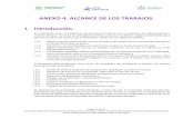 ANEXO 4. ALCANCE DE LOS TRABAJOS I. Introducción.