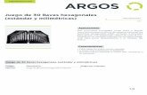 Ficha Juego de 30 llaves hexagonales - Argos