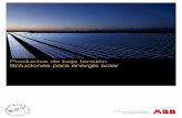Productos de baja tensión Soluciones para energía solar