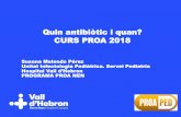 Quin antibiòtic i quan? CURS PROA 2018