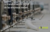 La transformación digital de las empresas textiles