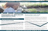 Presencial 9 semestres Ingeniero (a) Agroindustrial ...