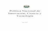 GOBIERNO DE EL SALVADO Política Nacional de Innovación ...