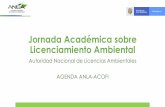 Jornada Académica sobre Licenciamiento Ambiental