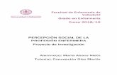 PERCEPCIÓN SOCIAL DE LA PROFESIÓN ENFERMERA