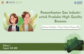 Pemanfaatan Gas Industri untuk Produksi High Quality Biomass