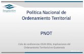 Política Nacional de Ordenamiento Territorial