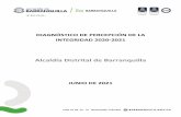 DIAGNÓSTICO DE PERCEPCIÓN DE LA INTEGRIDAD 2020-2021