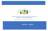 proyecto educativo institucional - LA INMACULADA LOJA