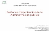 Pastoreo. Experiencias de la Administración pública