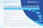 EL DESAFÍO DE LA NUTRICIÓN - WHO