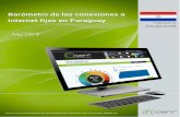 Barómetro de las conexiones a Internet fijas en Paraguay