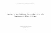 Arte y política: la estética de Jacques Rancière