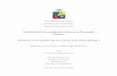 “Análisis de la Investigación chilena en Psicología Clínica”