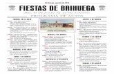 Brihuega, agosto de 2016 FIESTAS DE BRIHUEGA