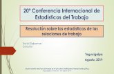 20ª Conferencia Internacional de Estadísticos del Trabajo