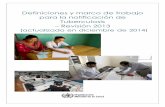 Definiciones y marco de trabajo para la notificacion de TB ...
