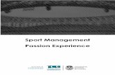 Sport Management Passion Experience