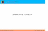 Why gvSIG CE came about