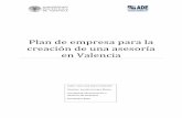 Plan de empresa para la creación de una asesoría en Valencia