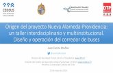 Origen del proyecto Nueva Alameda-Providencia: un taller ...