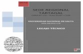 SEDE REGIONAL TARTAGAL - Argentina.gob.ar