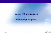 Nueva ISO 14001:2015 Cambios principales