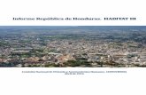 Informe República de Honduras. HABITAT III