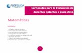 Matemáticas - Ministerio de Educación - Guatemala