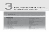 DESAGREGACIÓN DE COSTOS (ANÁLISIS DE COSTOS)