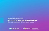 Manual de uso EDUCA BLACKBOARD - DTE | Dirección de ...