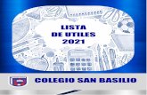 LISTA DE UTILES 2021 - iepsanbasilio.edu.pe
