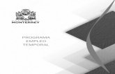 PROGRAMA EMPLEO TEMPORAL - Monterrey