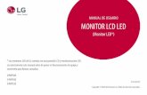 ManuaL DE usuario MoniTor LCD LED