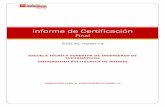 Informe de Certificación - madrimasd