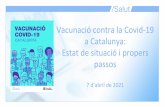 Vacunació contra la Covid-19 a Catalunya: Estat de ...