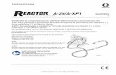 3A2533U, Manual, Reactor A-25/A-XP1, Instrucciones, Español