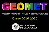 Máster en Geofísica y Meteorología - Universidad de Granada