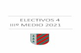 ELECTIVOS 4 IIIº MEDIO 2021 - Colegio los Alerces