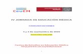 IV JORNADA DE EDUCACIÓN MÉDICA - um.es