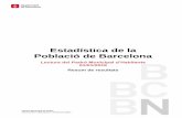 Estadística de la Població de Barcelona