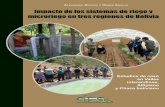 Impacto de los sistemas en tres regiones de Bolivia