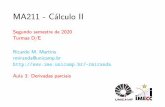 MA211 - Cálculo II