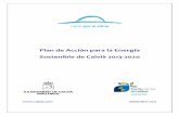 Plan de Acción para la Energía Sostenible de Calvià 2013-2020